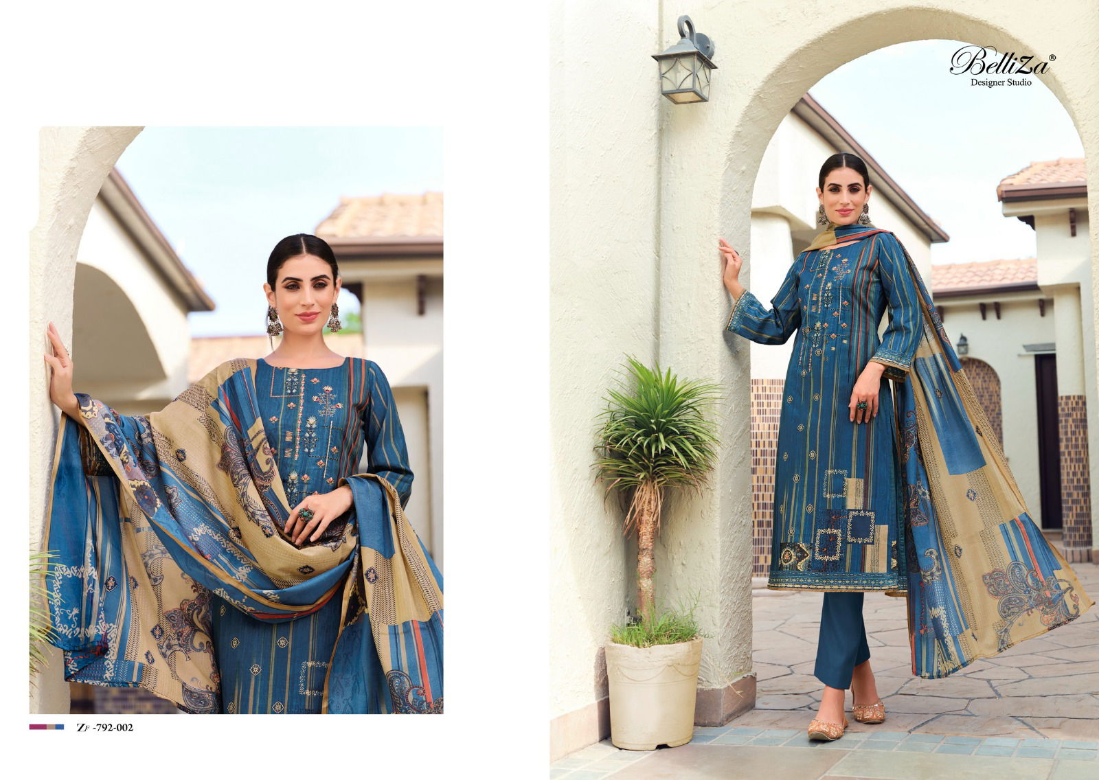 Naira By Belliza Printed Cotton Dress Material Catalog